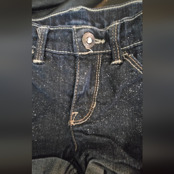 Jordache Girls Denim Sparkle Stretch Shorts Sz4T - Picture 2 of 6